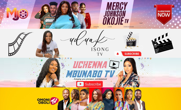 Nollywood’s Digital Domination: Check out the Top 10 Nollywood Movie Channels Thriving on YouTube! YouTube Top 10